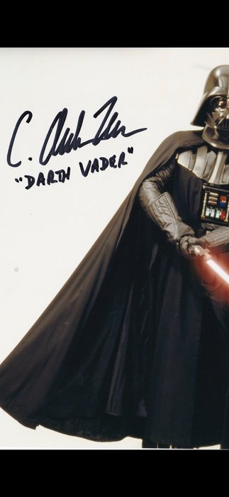 Star Wars Episode V: The Empire Strikes Back - Signed by C Andrew Nelson (Darth Vader)