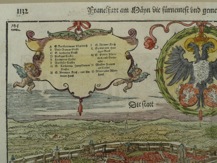 Tyskland - Frankfurt; Sebastiaan Münster - Franckfurt am Mayn die fürnemest und gemeinest Gewerbstatt Teutscher Nation - 1581-1600