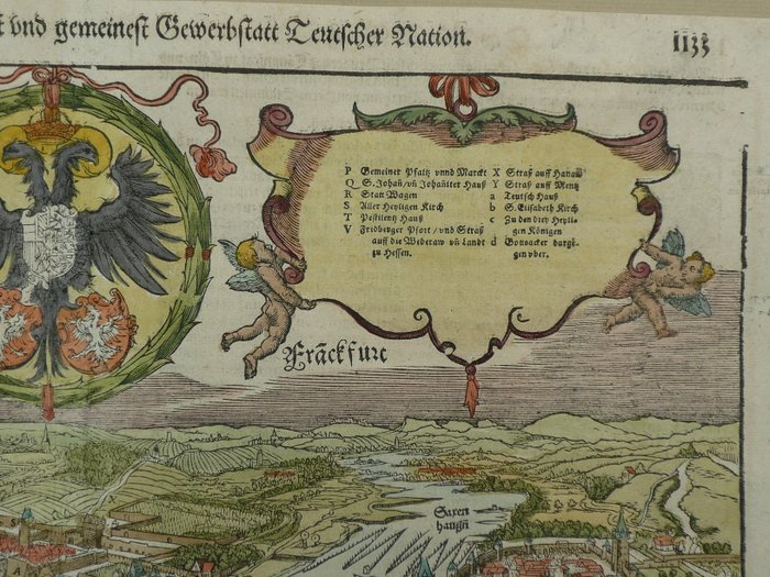 Tyskland - Frankfurt; Sebastiaan Münster - Franckfurt am Mayn die fürnemest und gemeinest Gewerbstatt Teutscher Nation - 1581-1600