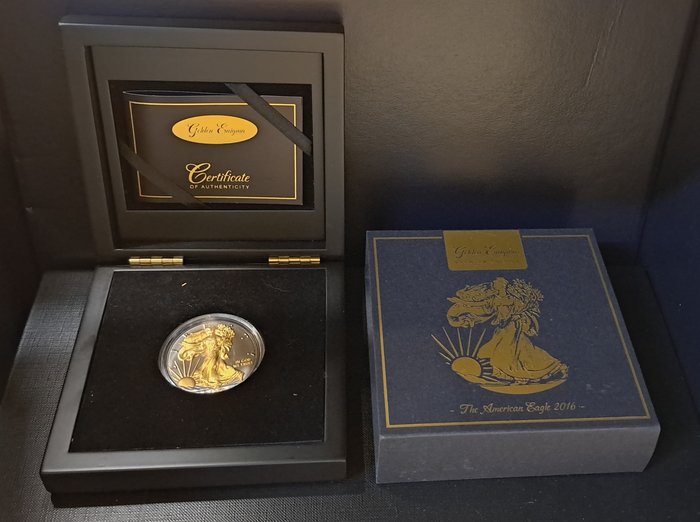 Förenta staterna. 1 Dollar 2016 The American Eagle - Golden Enigma - Premium Edition, 1 Oz (.999)  (Ingen mindstepris)