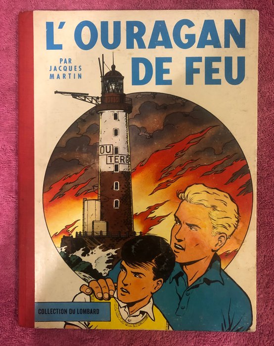 Lefranc T2 - L'Ouragan de feu - C - 1 Album - Første franske udgave - 1961