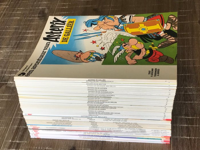 Asterix - 1 t/m 40 - 40 Album - Første udgave/genoptryk - 1980/2023