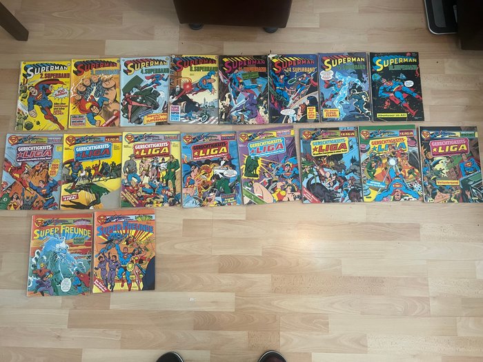 Superman - 18 diverse Ausgaben - 18 Comic - Første udgave