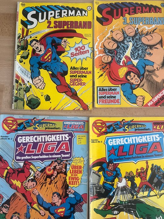 Superman - 18 diverse Ausgaben - 18 Comic - Første udgave