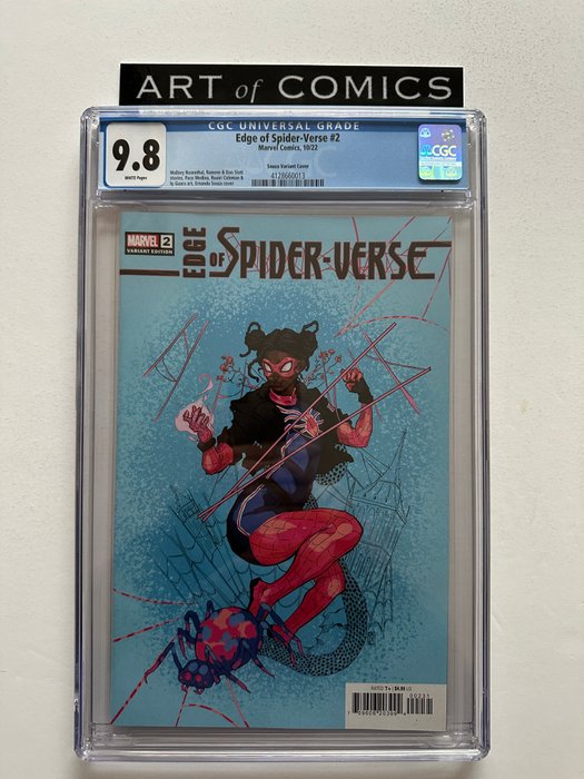 Edge Of Spider-Verse #2 - Ernada Souza Variant Cover - CGC Graded 9.8 - 1 Graded comic - Første udgave - 2022