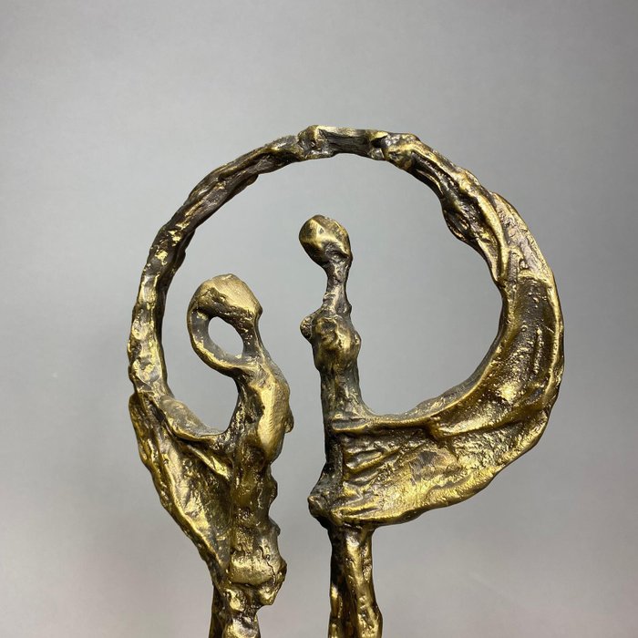 Sławomir Micek (1956) - Adam  Eve (34 cm bronze)