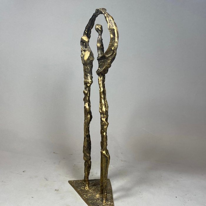 Sławomir Micek (1956) - Adam  Eve (34 cm bronze)