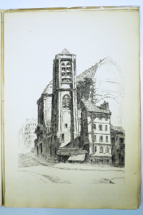 Louis Toussaint - Le vieux Paris de Saint-Severin à Saint-Etienne-Du-Mont - 1909