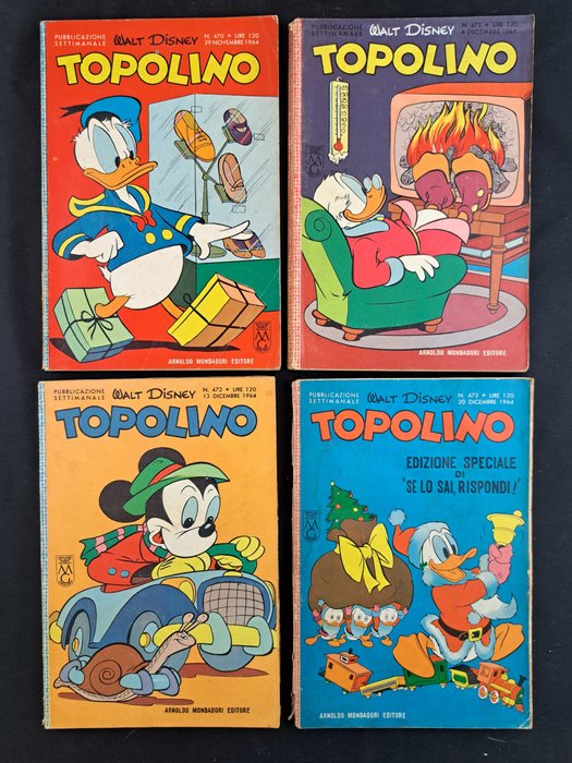 Topolino Libretto - 1964-1965 - 19 Comic - Første udgave