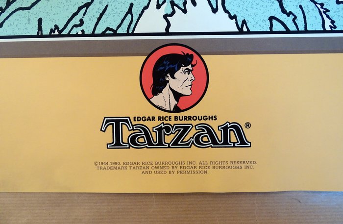 Hogarth, Burne - 1 Silkscreen - Tarzan - Edgar Rice Burroughs - 1990