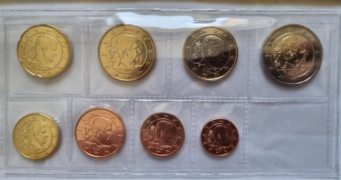 Belgien Year set / Series (1 Cent - 2 Euro) 2011/2019 (totaal 4 sets)  (Ingen mindstepris)