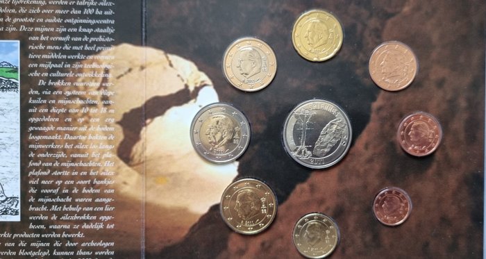 Belgien Year set / Series (1 Cent - 2 Euro) 2011/2019 (totaal 4 sets)  (Ingen mindstepris)