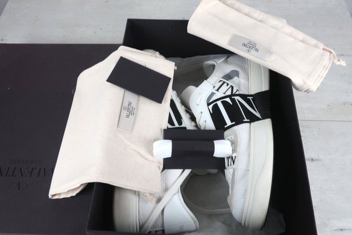 Valentino - VL7N White Calf - Sneakers - Størelse: 45 (EU/IT) / 11 (UK) / 12 (US)