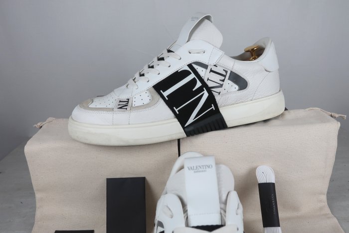 Valentino - VL7N White Calf - Sneakers - Størelse: 45 (EU/IT) / 11 (UK) / 12 (US)