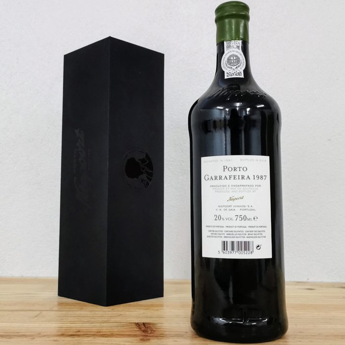 1987 Niepoort Garrafeira Port - Flasket 2018 -  Douro  - 1 Flasker (0,75 L)