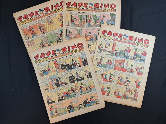 Paperino - 4x Giornale 1940 - 4 Comic - 1940