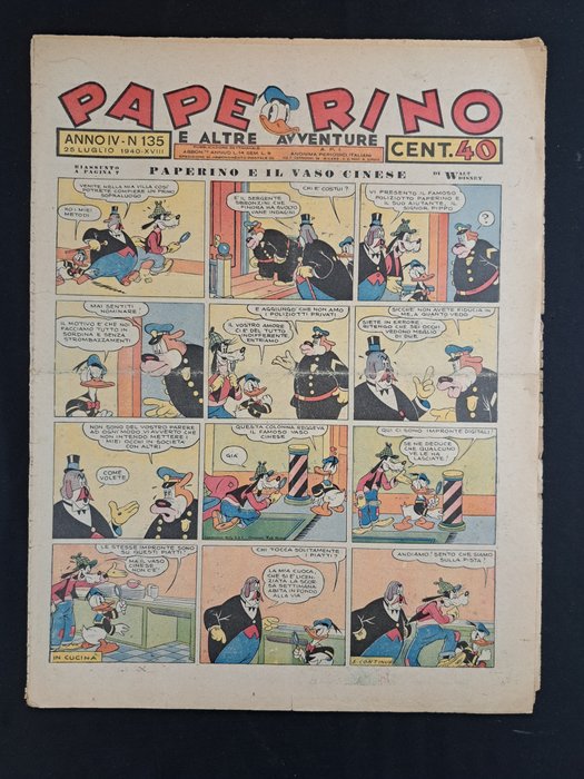 Paperino - 4x Giornale 1940 - 4 Comic - 1940