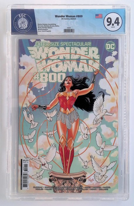 Wonder Woman, Scarlett, Sensational She-Hulk #800, 1, 1 - EGC graded 9.4, 9.7, 9.6 - 3 Graded comic