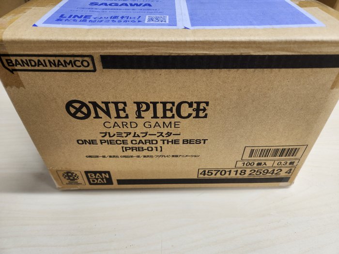 Bandai - 1 Case - One Piece - One Piece Card Game "The Best" Premium Booster case (10 Boxes) PRB-01 Japanese Sealed - ONE PIECE Card Game