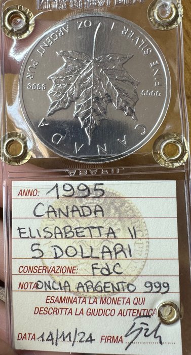 Canada. Elizabeth II. 5 Dollars 1995  (Ingen mindstepris)