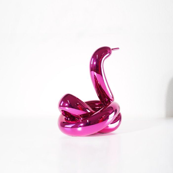 Jeff Koons (1955) - Balloon Swan (Magenta)