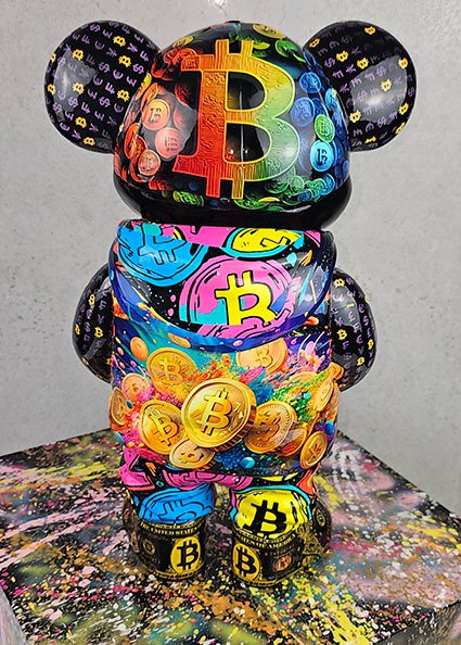 ArtBrut by Ann - AngryBear x Bitcoin