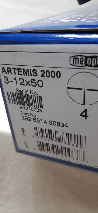 Riffelsigte - Artemis 2000 3-12x50 - 2010-2020 - Meopta