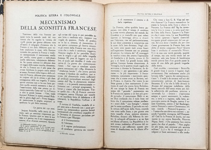 Bibliografia Fascista - Anno completo. Fascismo - 1940