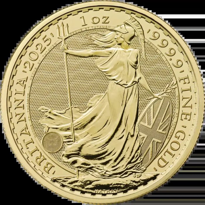 1 Troy Ounce - Guld 999 - 2025 - Britannia Charles III fine gold