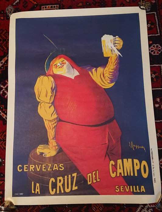 Leonetto Cappiello - Cartel Cervezas Cruz del Campo, Sevilla, CAC 1980 - 1980‹erne