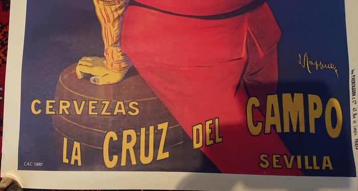 Leonetto Cappiello - Cartel Cervezas Cruz del Campo, Sevilla, CAC 1980 - 1980‹erne