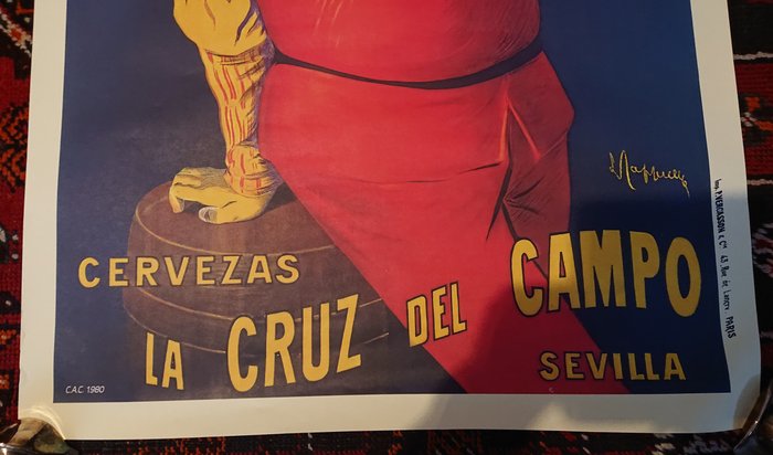 Leonetto Cappiello - Cartel Cervezas Cruz del Campo, Sevilla, CAC 1980 - 1980‹erne