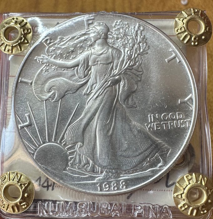 Förenta staterna. 1 Dollar 1988 "Liberty"  (Ingen mindstepris)