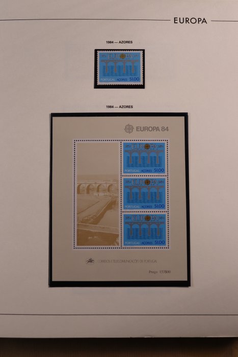 Europa CEPT 1984/1989 - Komplet samling i Edifil Luxe preprint album