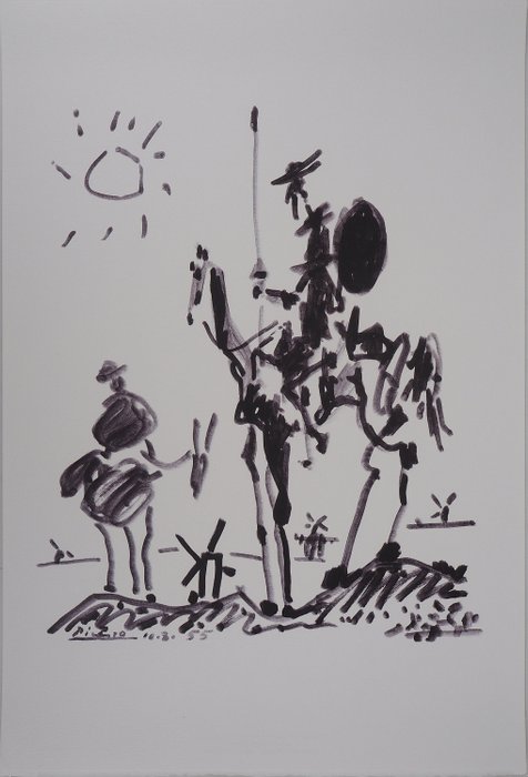 Pablo Picasso (1881-1973) - Don Quichotte