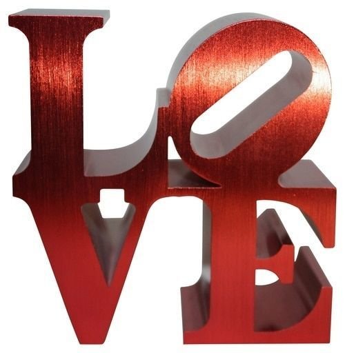 Robert Indiana (1928-2018) - LOVE  sculpture RED,  the  ultimate Love GIFT! authorized by Foundation, incl. official Museum