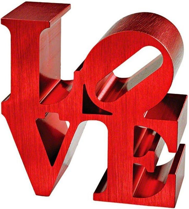 Robert Indiana (1928-2018) - LOVE  sculpture RED,  the  ultimate Love GIFT! authorized by Foundation, incl. official Museum