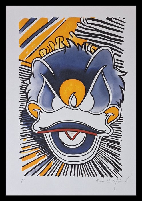 Emma Wildfang - Angry Donald - Triptychon  "Comic Icons as Still Life" series Roy Lichtenstein