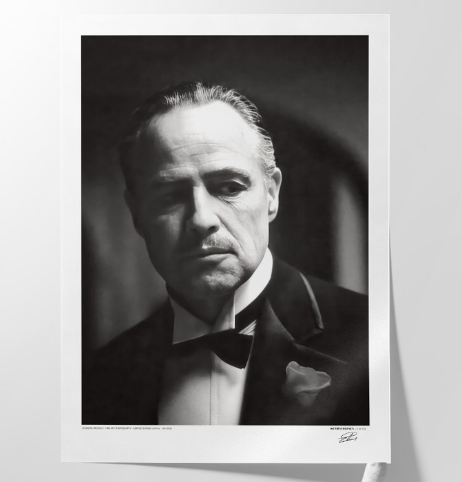 "THE GODFATHER" - Memories Collection - Luxury XXXL Photography - ! 80x60 cm ! - Limited Edition Nr 01 of 100 - Serial ML10032