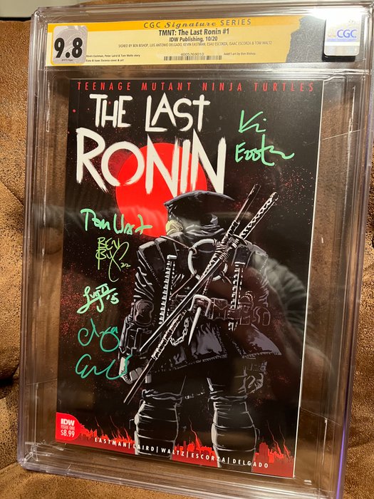 TMNT - The Last Ronin 1 - 6 signatures by Bishop, Delgado, Eastman, Essau  Isaac Escorza, Waltz - CGC 9.8 - 1 Signed graded comic - 2020