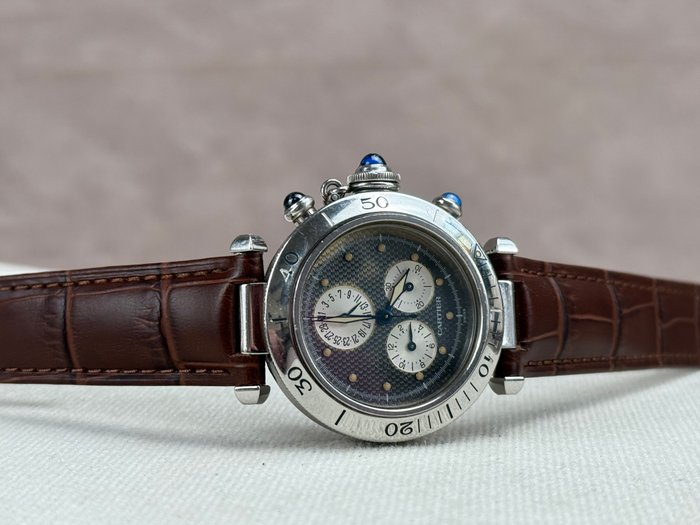 Cartier - Chronograph Date - Ingen mindstepris - 1352/1 - Mænd - 1990-1999