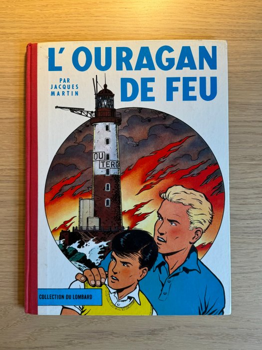 Lefranc T2 - L’Ouragan de feu - C - 1 Album - Første belgiske udgave - 1961