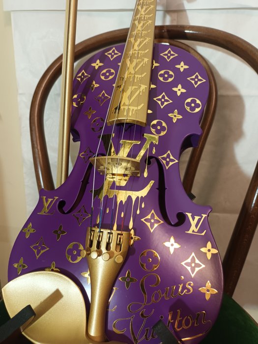 fppopart - Louis Vuitton Violon 60 cm MAUVE LAKERS EDITION