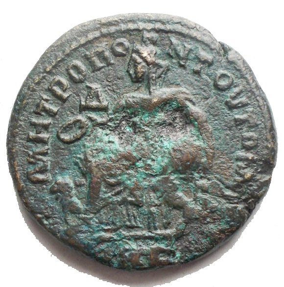 Romerriget (Provinsielt). Maximinus Thrax (AD 235-238). Æ Moesia, Tomis - Cybele (Rare)  (Ingen mindstepris)