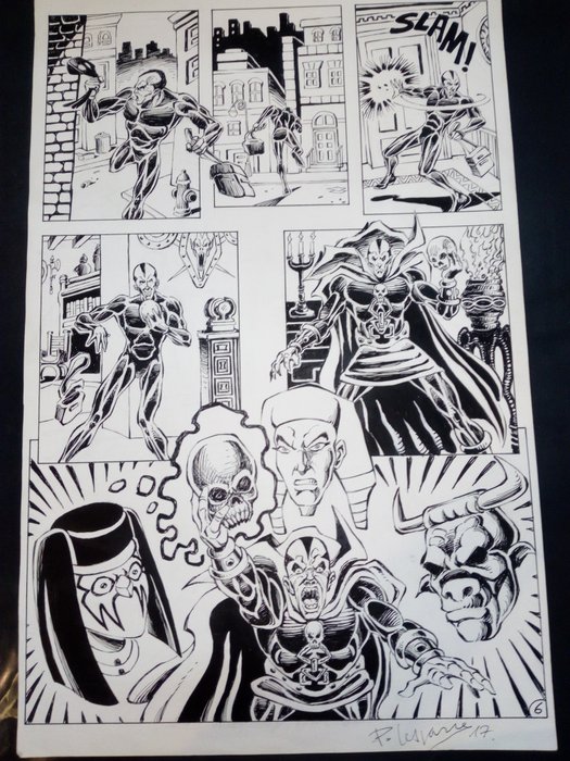 Patrice Lesparre - 1 Original page - Planet Comics 14