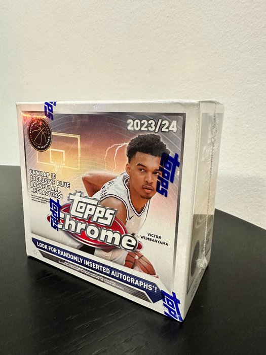 2023/24 Topps Chrome NBA Monster Box 50 cards - 1 Sealed box - Næsten så god som ny (NM)