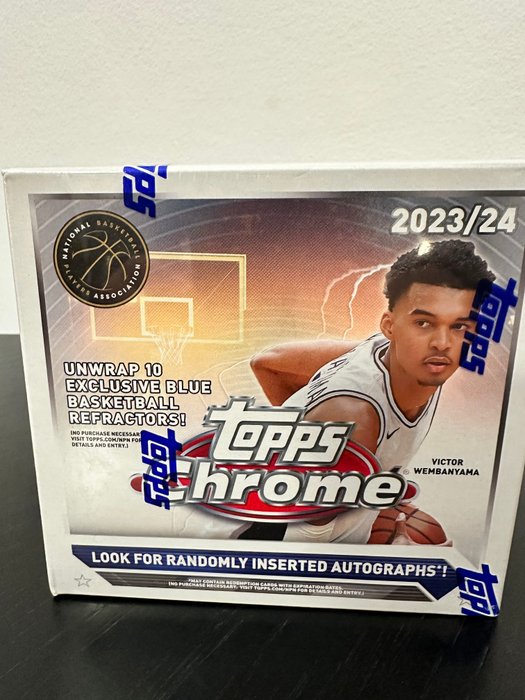 2023/24 Topps Chrome NBA Monster Box 50 cards - 1 Sealed box - Næsten så god som ny (NM)