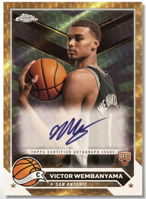 2023/24 Topps Chrome NBA Monster Box 50 cards - 1 Sealed box - Næsten så god som ny (NM)