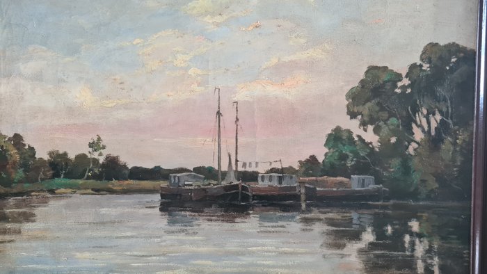 Adriaan Christian W. Terhell (1863-1949) - Riviergezicht