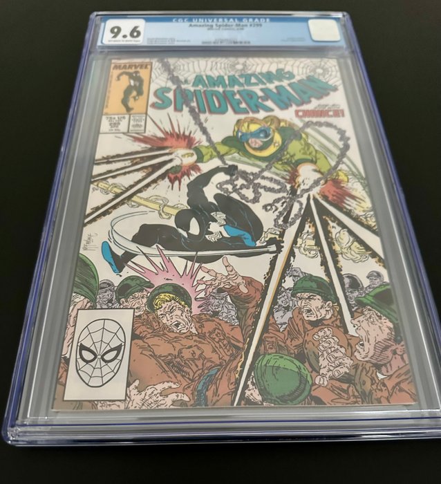 Amazing Spider-Man #299 - Actual 1st Appearance / Cameo of Venom - 1 Graded comic - 1988 - CGC 9.6